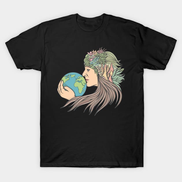 Mother Earth T-Shirt by milhad